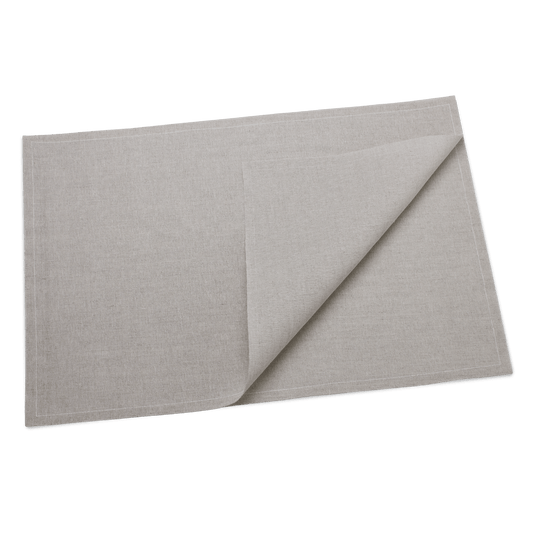 Luxury natural cotton placemat with folded corner, Five Star Napkins