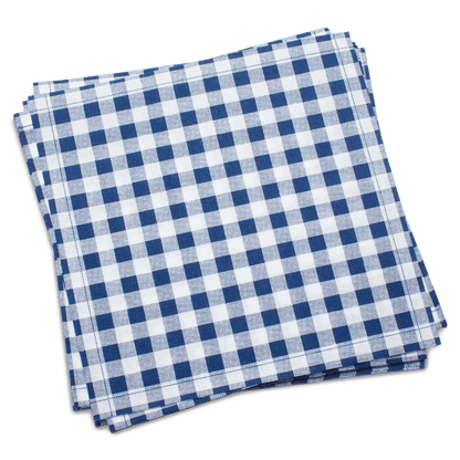 Blue Vichy Luncheon Napkins