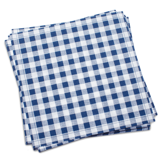 Blue Vichy Luncheon Napkins