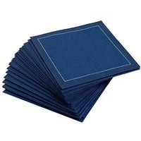 Cotton Cocktail Napkins - Midnight Blue - Five Star Napkins