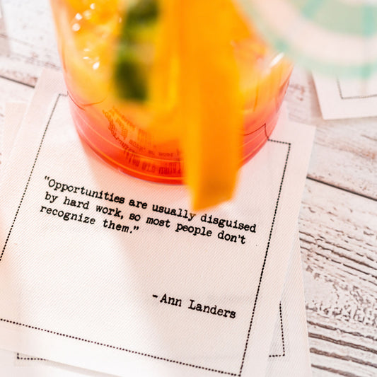 Motivational Quote Napkins