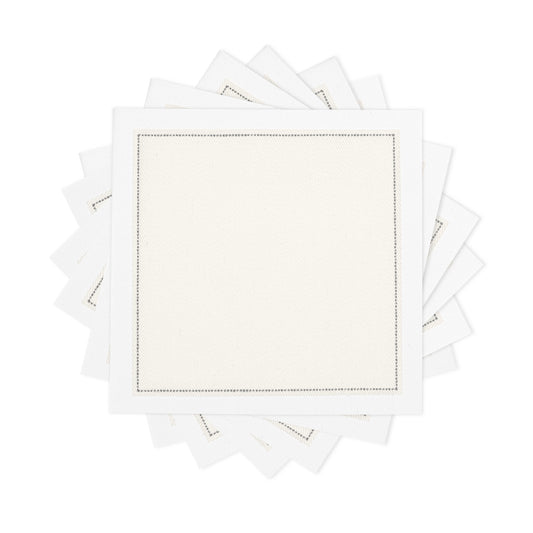 Cotton Cocktail Napkin - Nude