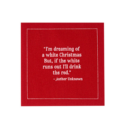 Christmas Quotes Red with White