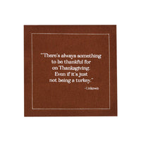 Thanksgiving Quotes Napkins - Case - Five Star Napkins