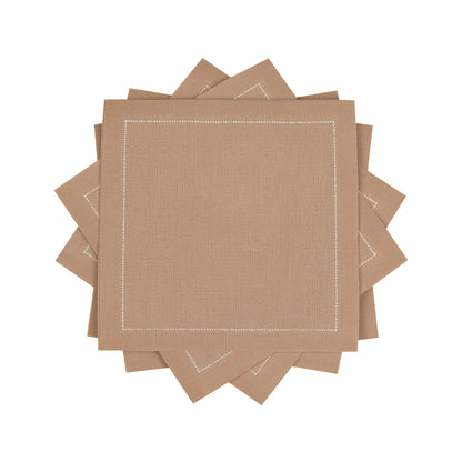 Cotton Cocktail Napkin - Sand