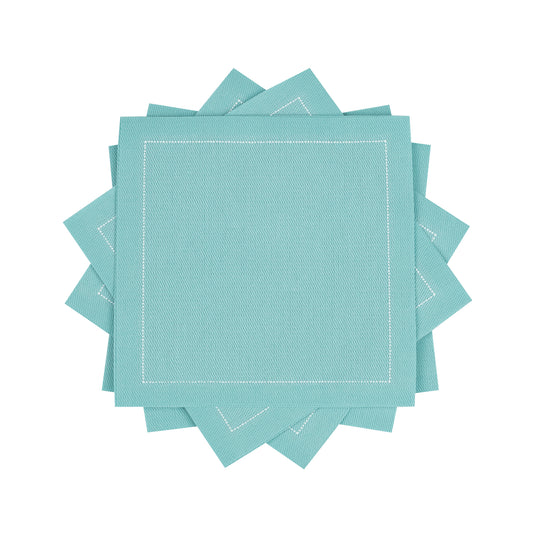 Cotton Cocktail Napkin - Sea Glass