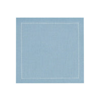 Cotton Cocktail Napkins - Sky Blue - Five Star Napkins