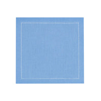 Cotton Cocktail Napkins - Sea Blue - Five Star Napkins