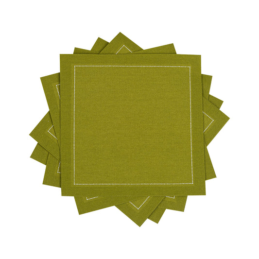 Cotton Cocktail Napkin - Pear
