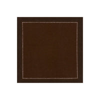 Cotton Cocktail Napkins - Friar Brown - Five Star Napkins