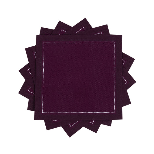 Cotton Cocktail Napkin - Pickled Beet