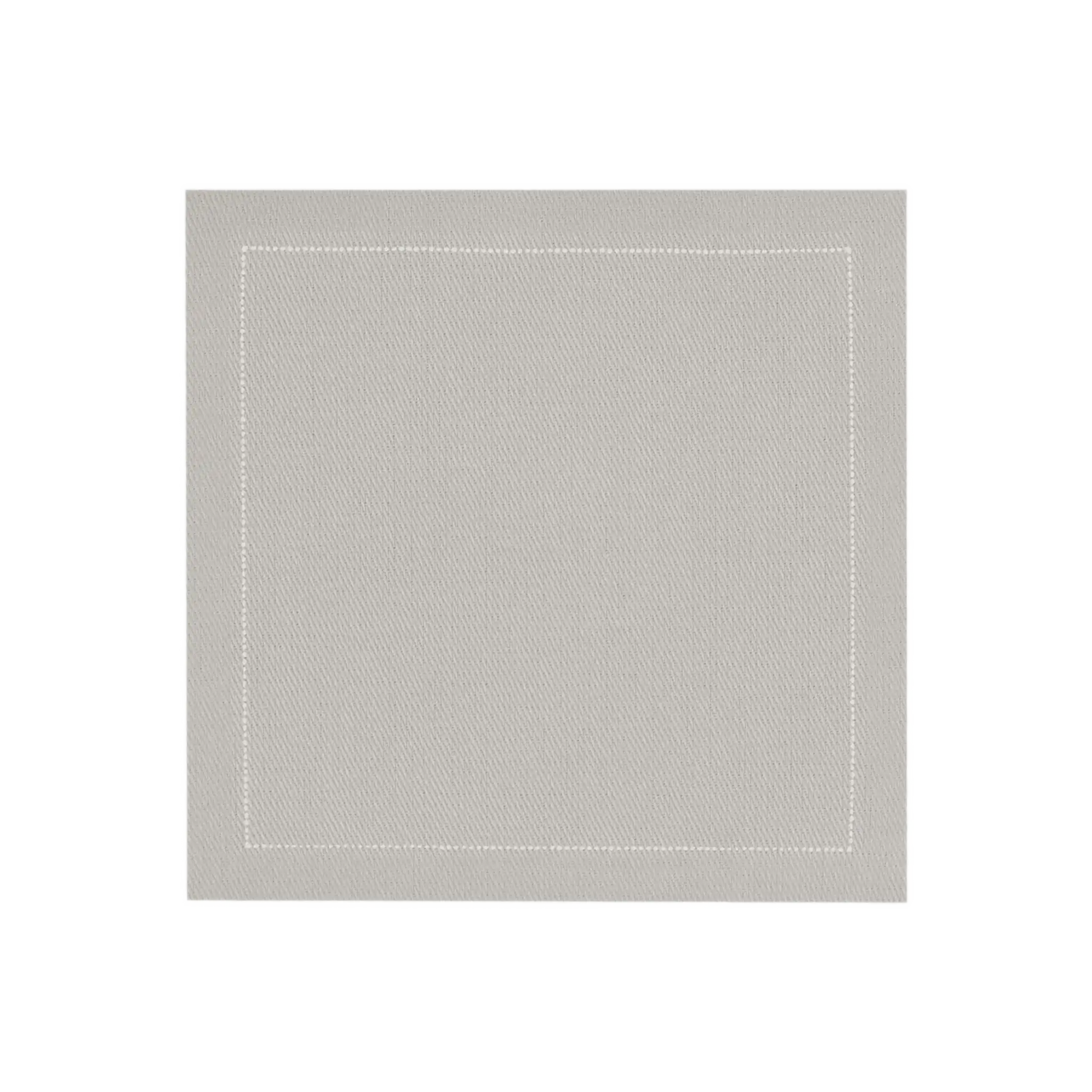 Cotton Cocktail Napkins - Pearl Grey - Five Star Napkins