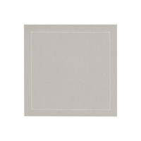 Cotton Cocktail Napkins - Pearl Grey - Five Star Napkins