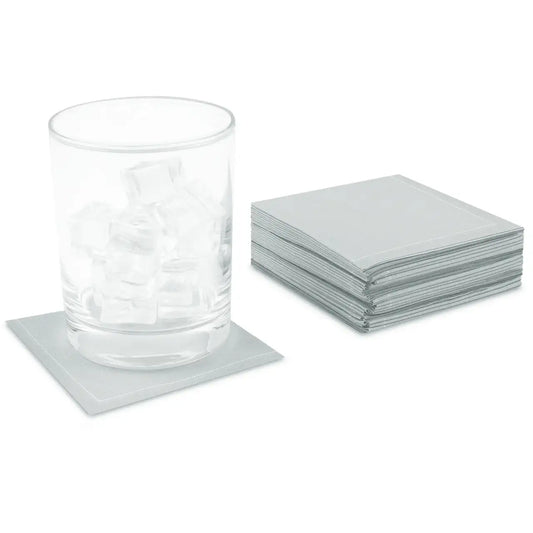 Pearl Grey 1/4 Fold Cocktail Napkins - Five Star Napkins