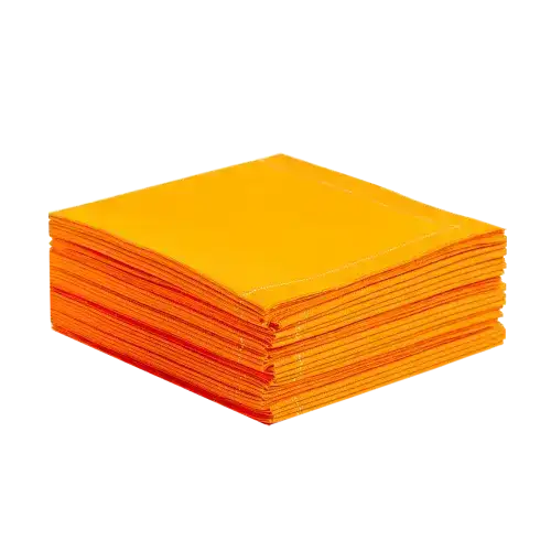 Persimmon Cotton 1/4 Fold Cocktail Napkins - Five Star Napkins