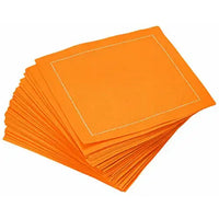 Cotton Cocktail Napkins - Persimmon - Five Star Napkins