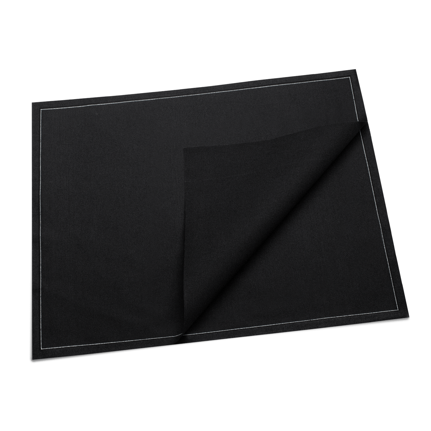 Black Placemat Napkins - Case