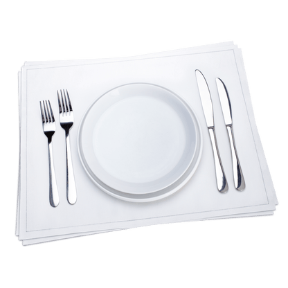 White Placemat Napkins - Case