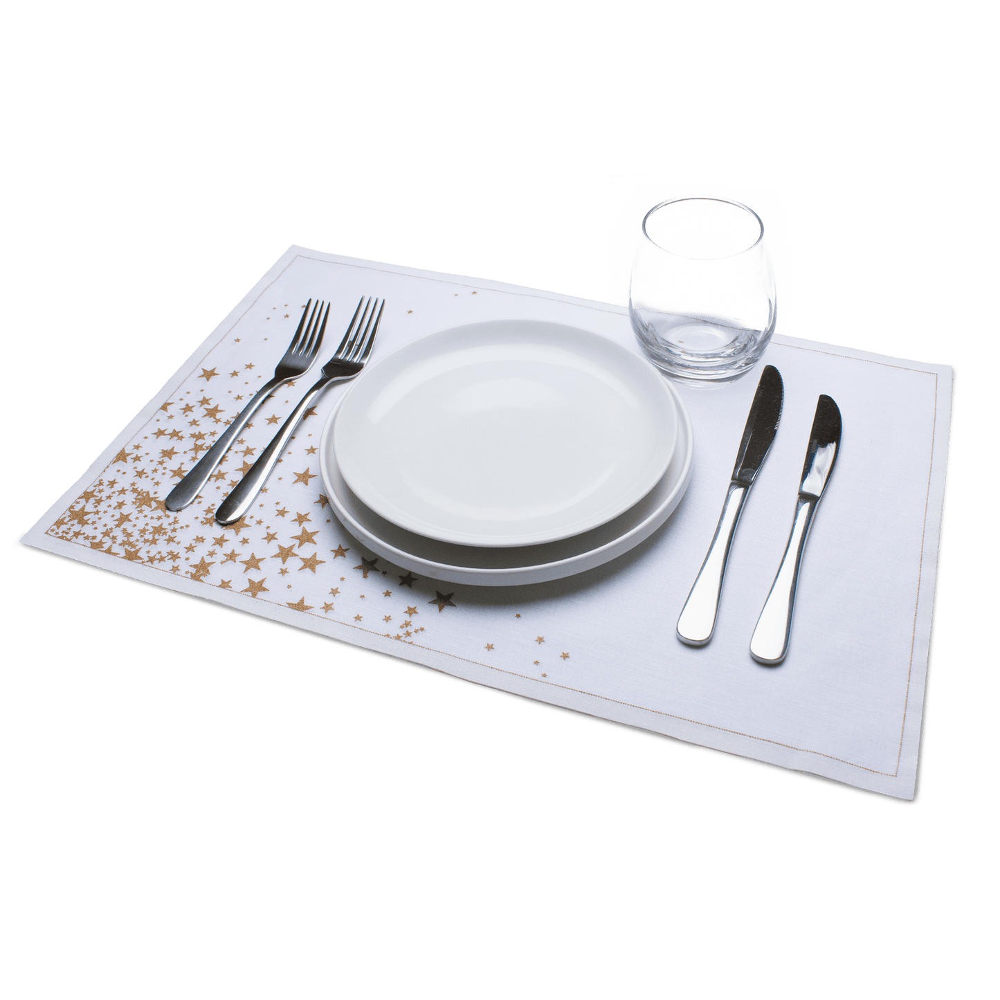 Gold Stars Placemat Napkins