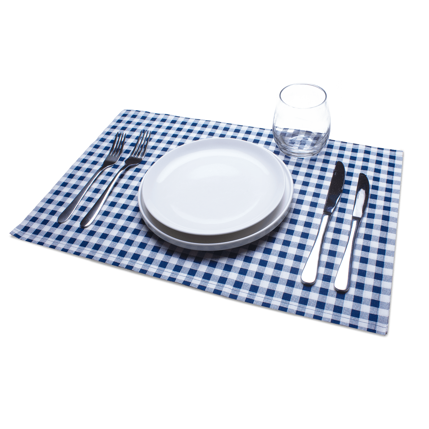 Blue Vichy Placemat Napkins