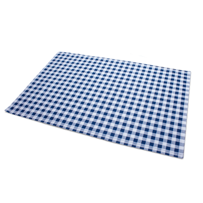 Blue Vichy Placemat Napkins