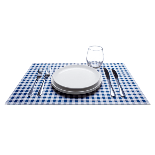 Blue Vichy Placemat Napkins