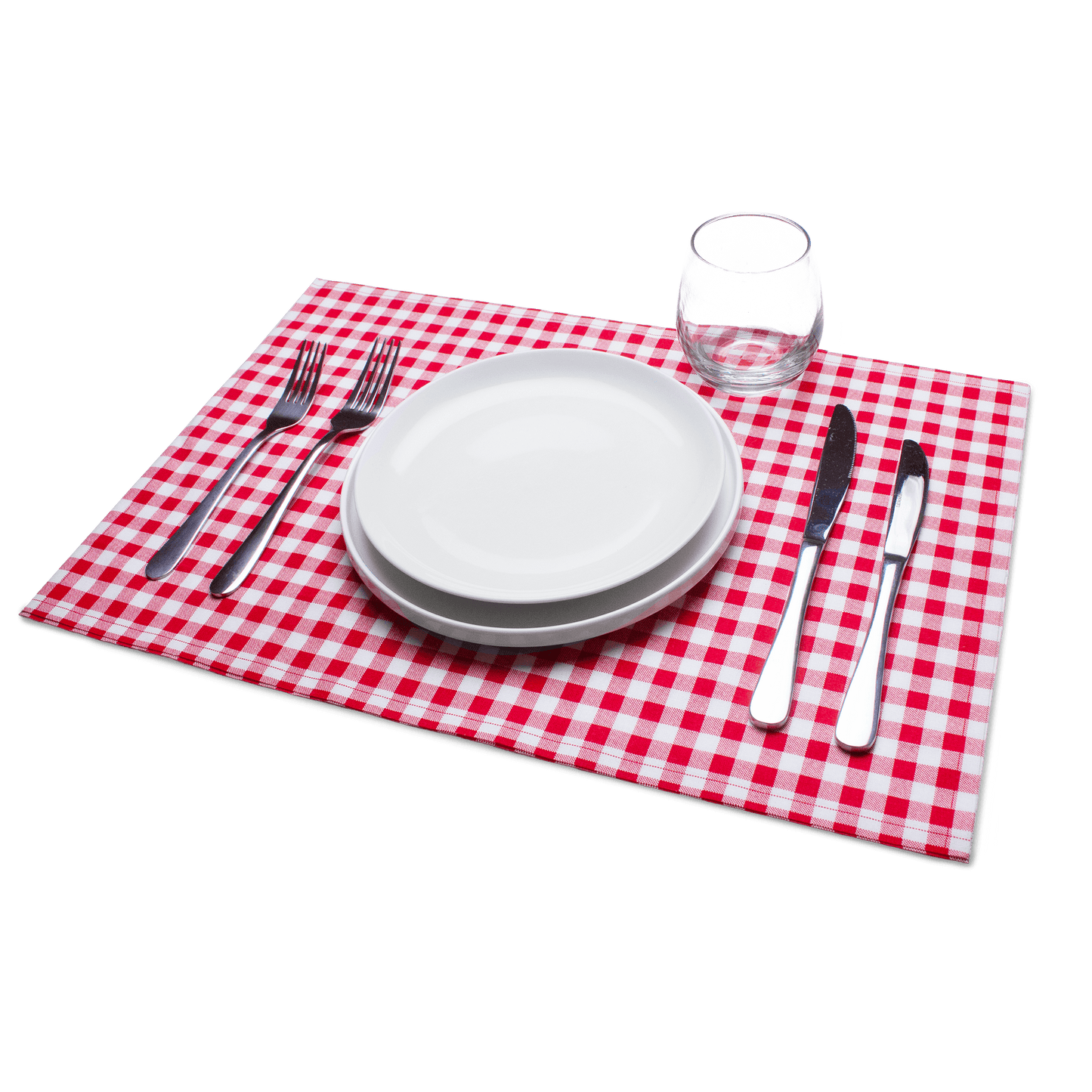 Red Vichy Placemat Napkins