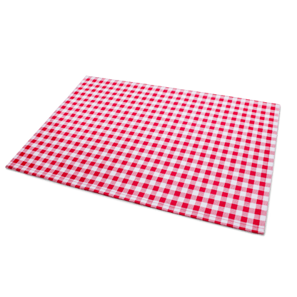 Red Vichy Placemat Napkins