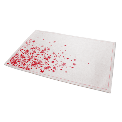 Natural Snowflake Cascade Placemats