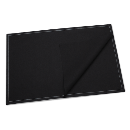 Black Placemat Napkins