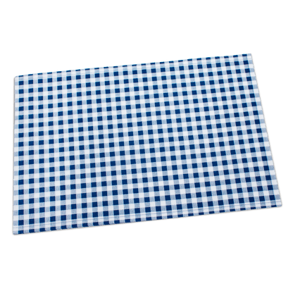 Blue Vichy Placemat Napkins
