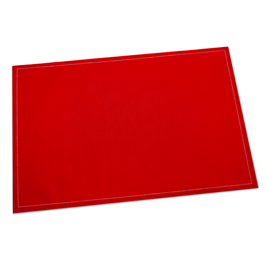Red Cotton Placemats