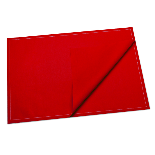 Red Cotton Placemats