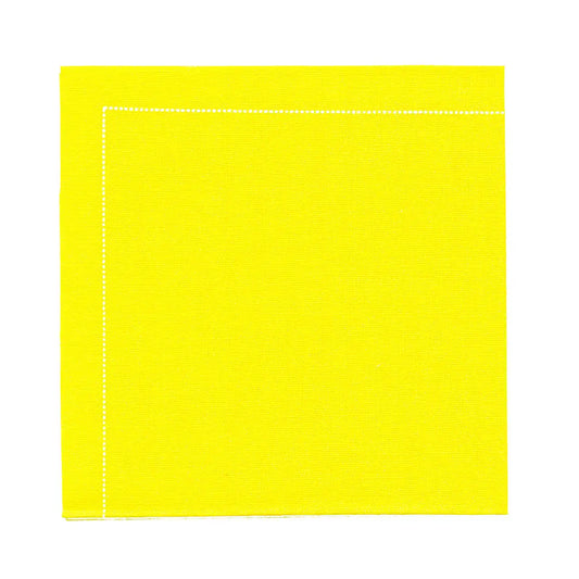 Citron 1/4 Fold Cocktail Napkins - Five Star Napkins