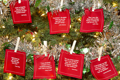 Christmas Quotes Red with White - Case