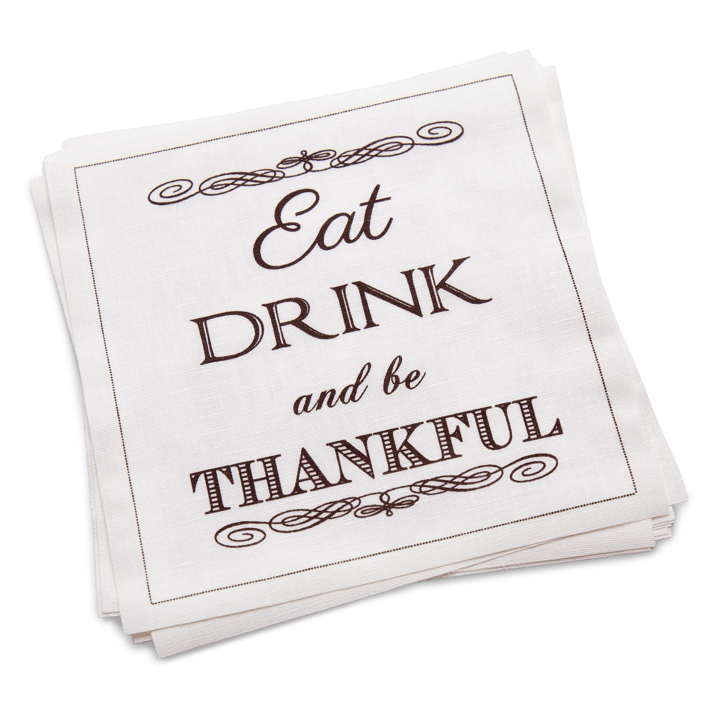 Eat Drink Be Thankful Luncheon Napkins