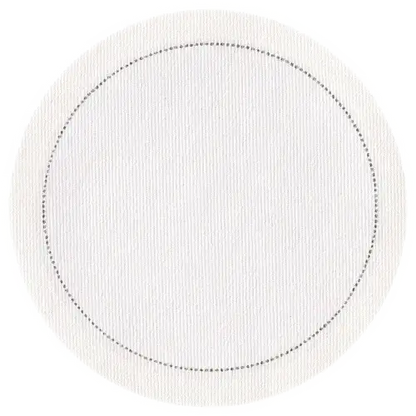 4" Round Cocktail Napkins - White - Five Star Napkins