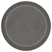 4" Round Cocktail Napkins - Anthricite - Five Star Napkins