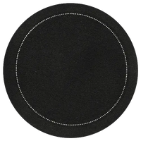 4" Round Cocktail Napkins - Black - Five Star Napkins
