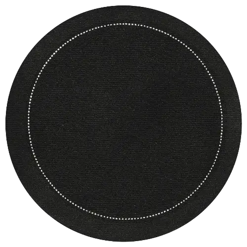 4" Round Cocktail Napkins - Black - Five Star Napkins