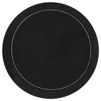 4" Round Cocktail Napkins - Black - Five Star Napkins