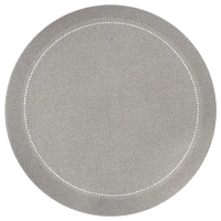 4" Round Cocktail Napkins - Grey - Five Star Napkins