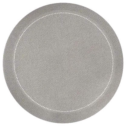4" Round Cocktail Napkins - Grey - Five Star Napkins