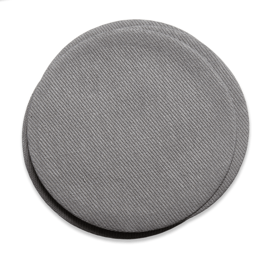 4" Round Cocktail Napkins - Grey
