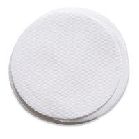 Round black organic cotton cocktail napkin by Five Star Napkins, luxury table linen