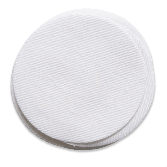 Round black organic cotton cocktail napkin by Five Star Napkins, luxury table linen