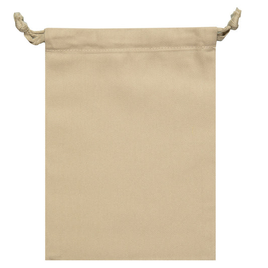 Sand Storage Pouch - 100% Organic Cotton - 8” x 6” Drawstring Bag - 100 Units