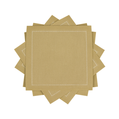 Cotton Cocktail Napkin - Sand