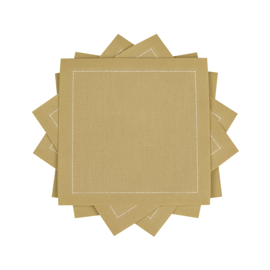 Cotton Cocktail Napkin - Sand