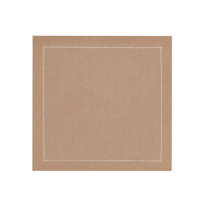Cotton Cocktail Napkins - Sand - Five Star Napkins